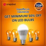 Get minimum 50% off on led bulbs