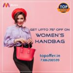 Get up to 70% off on women’s handbag