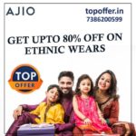 Get up to 80% off on ethnic wear