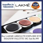 Buy lakme absolute explore eye shadow palette 10g just Rs.995/-