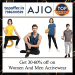 Get 30-60% off on women and men activewear