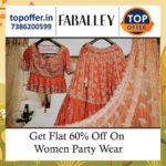 Get flat 60% off on women party wear