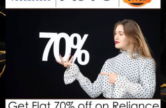 Get flat 70% off on reliance trend brands
