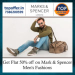 Get flat 50% off on mark & spencer men’s fashions