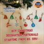 Buy Christmas decoration materials starting from Rs. 599/-